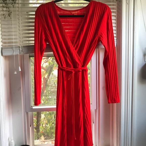 Joe fresh long sleeve ribbed dress - Picture 1 of 3